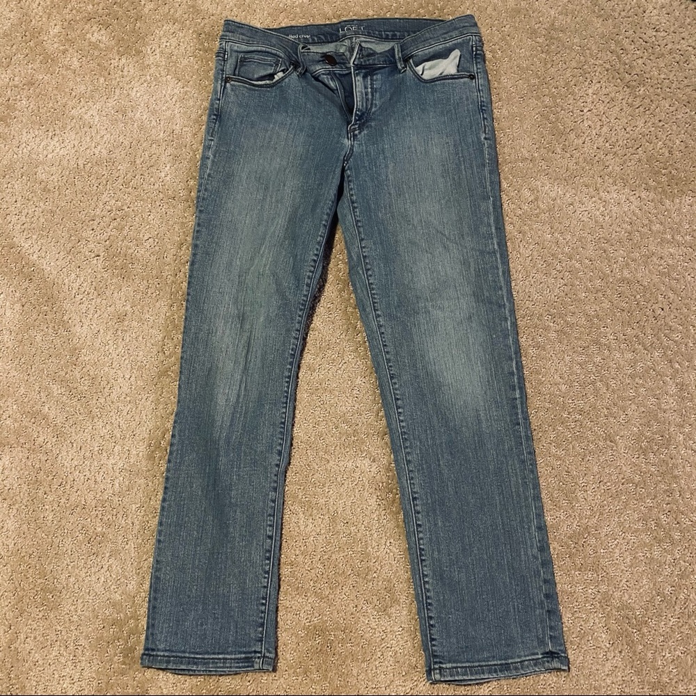 Loft Modern Cuffed Crop